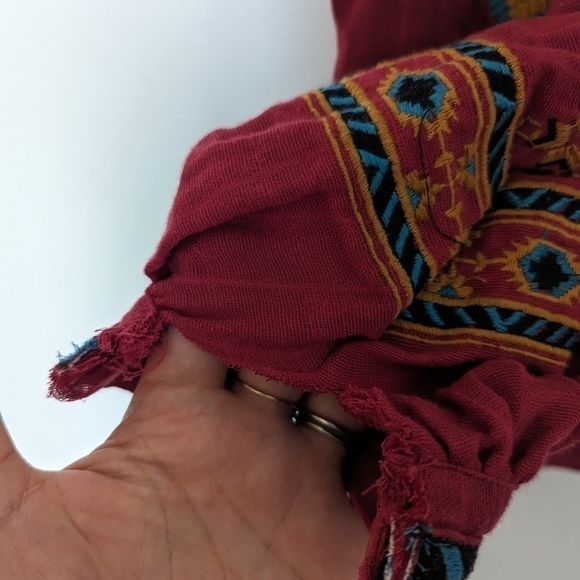 😊 World Market embroidered jacket sz M - Picture 4 of 9